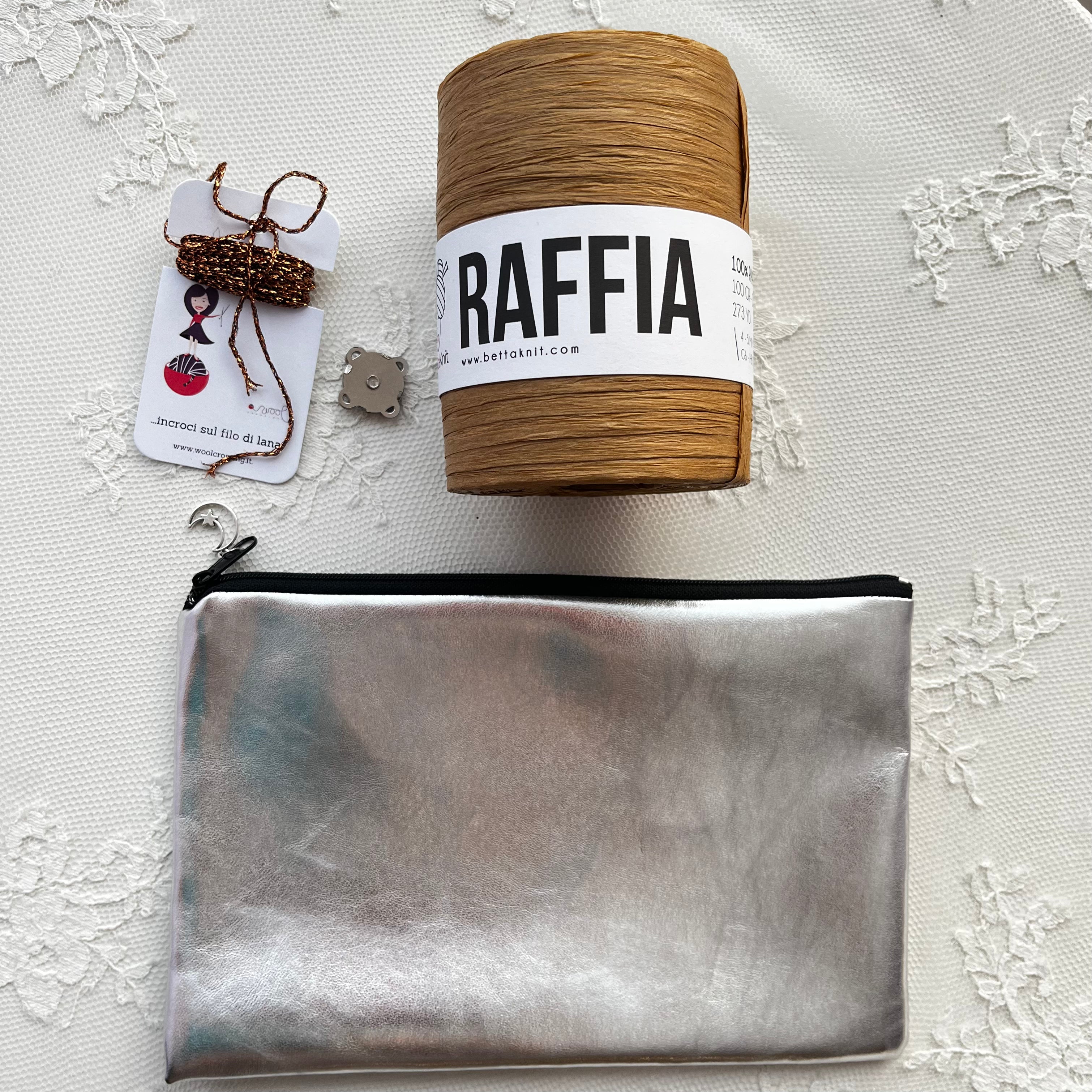 "Borsa Ciàula" di Federicaknits - KIT