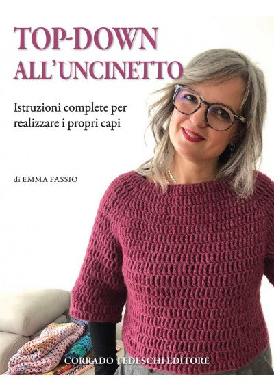 Cardigan Top Down Ferri Circolari Top Down All'Uncinetto Di Emma