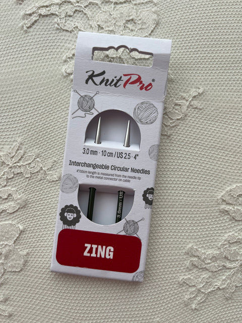 Knit Pro ZING Punte Intercambiabili - 10cm