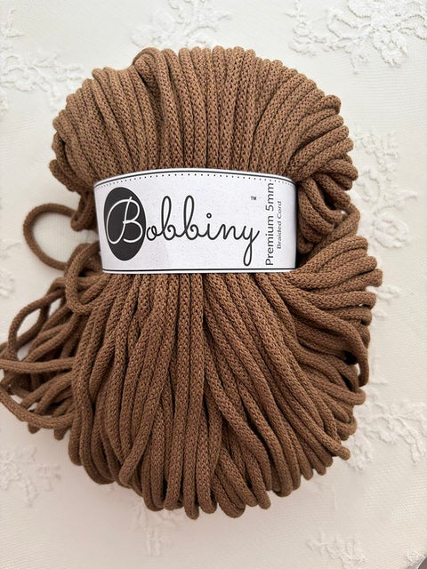 Bobbiny Premium Braided Cord 5mm 100m