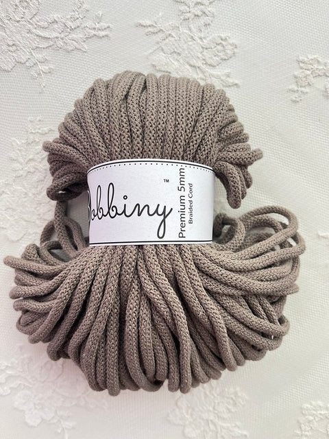 Bobbiny Premium Braided Cord 5mm 50m