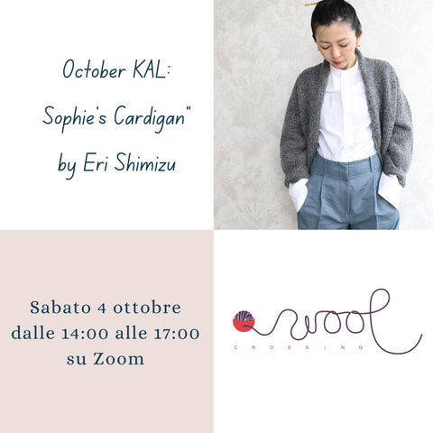 Octber KAL: “Sophie’s Cardigan” di Eri Shimizu