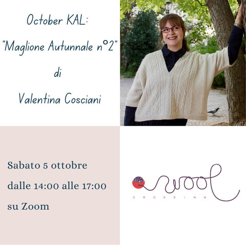 October KAL: “Autumn Sweater n°2” by Valentina Cosciani