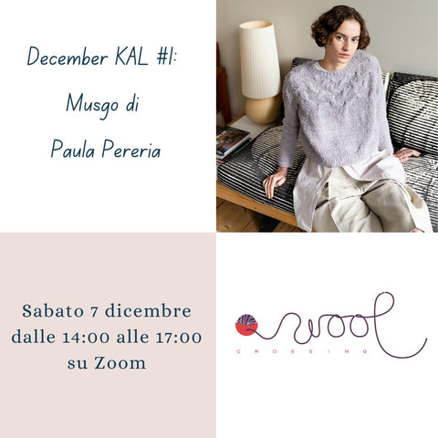 December KAL#1: "Musgo" di Paula Pereira