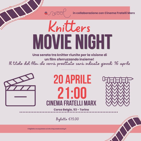 Knitter Movie Night - 20 aprile 2026