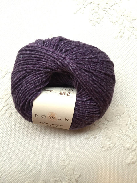 Rowan Baby Merino Silk Dk 701 Aubergine