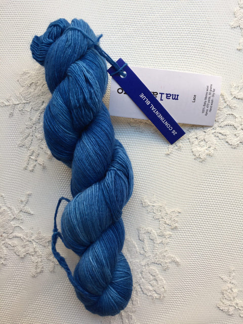 Malabrigo Lace 26 Continental Blue