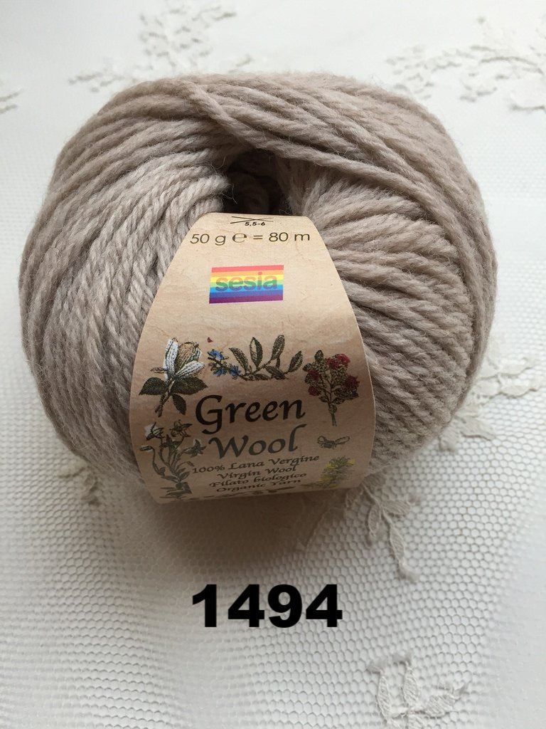 Manifattura Sesia Green Wool