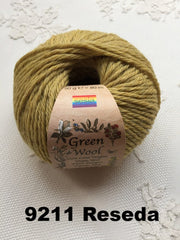 Manifattura Sesia Green Wool 9211 Reseda