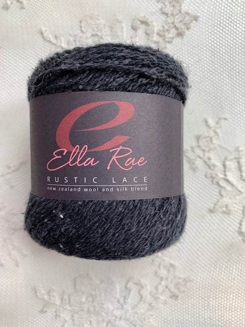 Ella Rae Rustic Lace 12 caviar