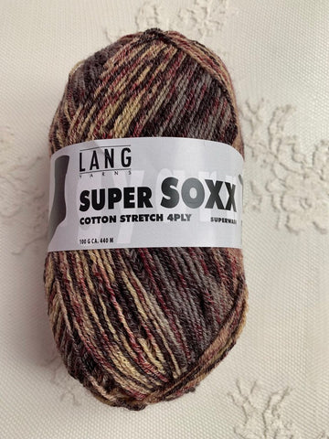 Lang Yarns Super Soxx Cotton Stretch 4ply