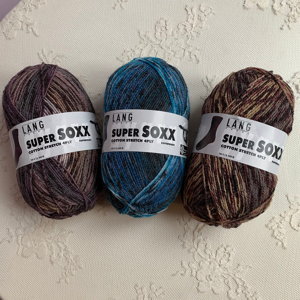 Lang Yarns Super Soxx Cotton Stretch 4ply
