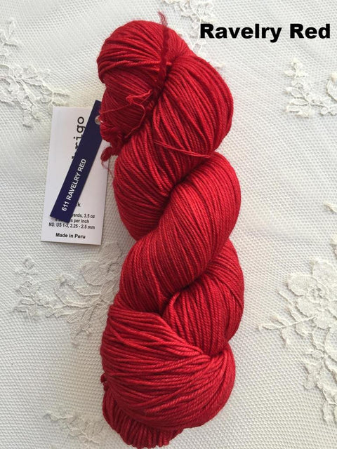 Malabrigo Sock 611 Ravelry Red