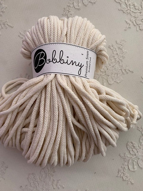 Bobbiny Premium Braided Cord 5mm 100m