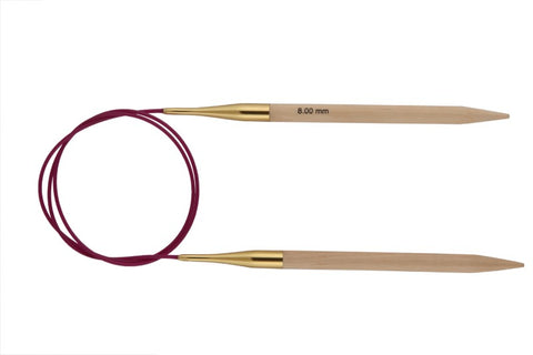 KnitPro - Aghi circolari fissi Basix, 150 cm x 4 mm, Colore: Betulla KnitPro - Aghi circolari fissi Basix, 150 cm x 4 mm, Colore: Betulla